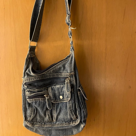 Handbags - Denim crossbody bag